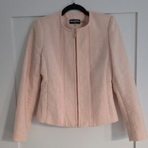 Karl Lagerfeld Pink Blazer Tailored Suit Jacket